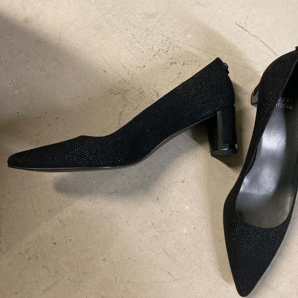 Stuart Weitzman Black Heels - Picture 4 of 7